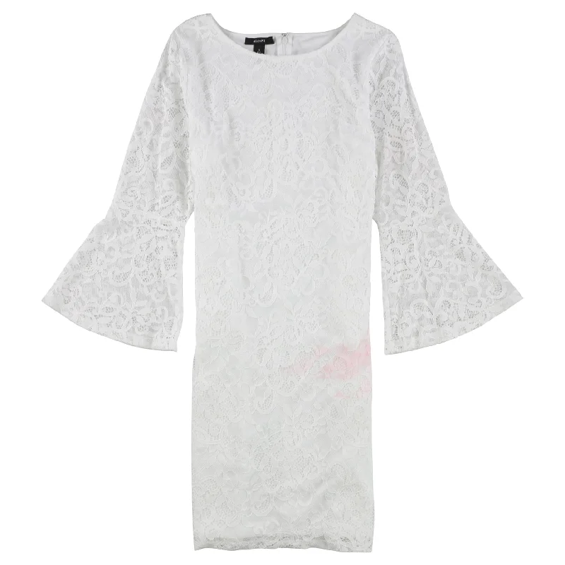 Deal Zone midi dressAlfani Womens Lace Sheath Shift Dress, White, 10