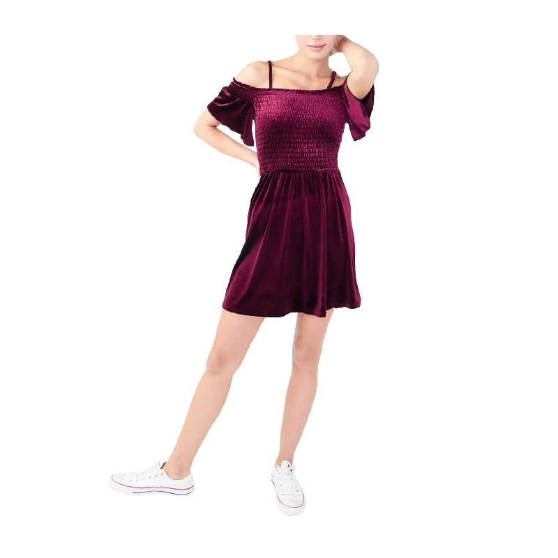 casual evening dressAeropostale Womens Velvet Shift Dress