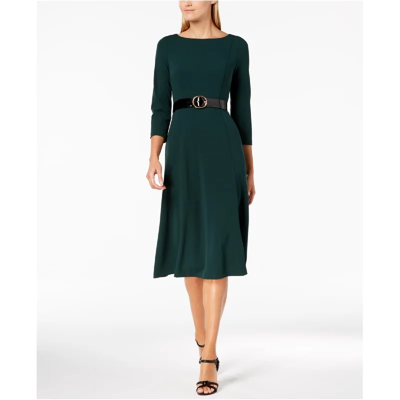Overstock Sale flowy maxi dressCalvin Klein Womens Solid Belted Fit & Flare Midi Dress, Green, 2 Overstock Sale flowy maxi dressCalvin Klein Womens Solid Belted Fit & Flare Midi Dress, Green, 2
