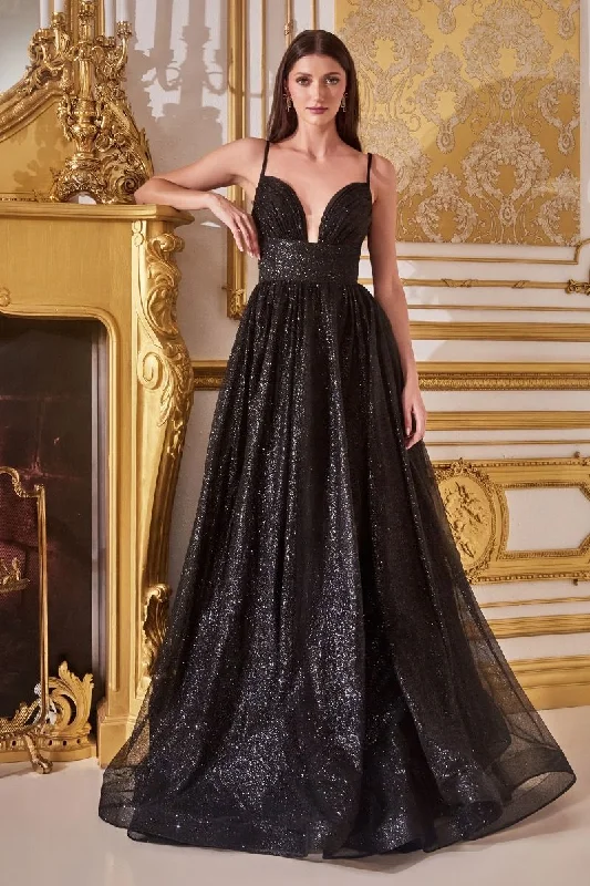 Price Blitz trendy dressLayered Glitter V-neck Spaghetti Strap Open Back Bodice A-line Shimmer Long Prom Dress CDCD996 Price Blitz trendy dressLayered Glitter V-neck Spaghetti Strap Open Back Bodice A-line Shimmer Long Prom Dress CDCD996