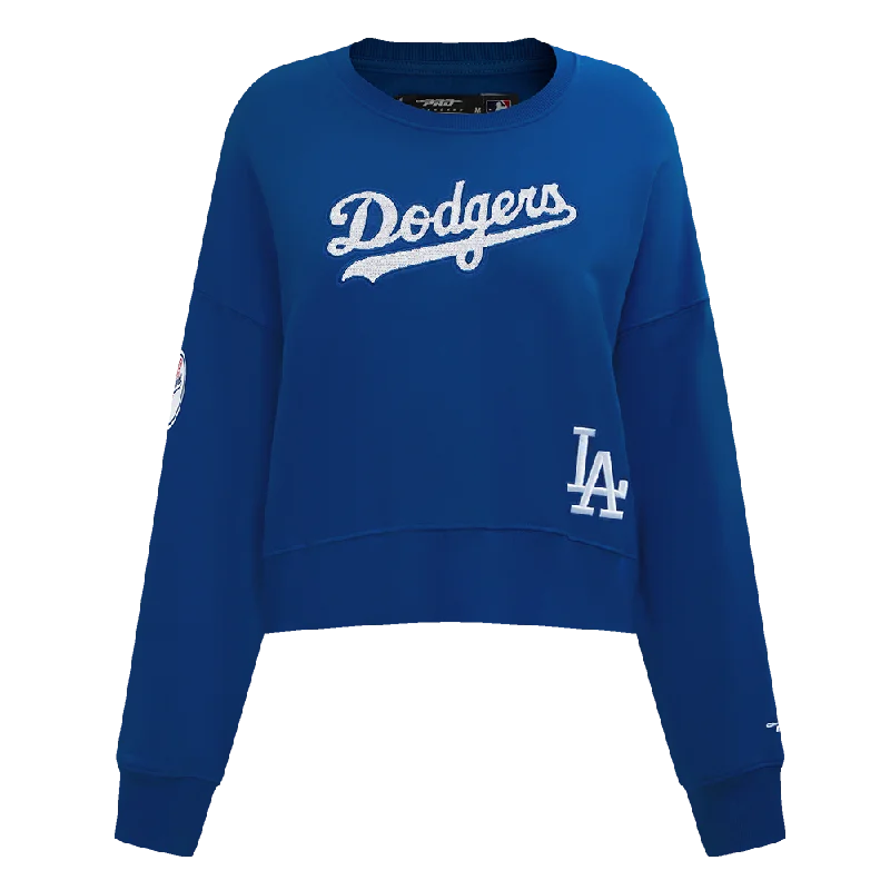 Price Fest MLB LOS ANGELES DODGERS GAME DAY CLASSICS WOMEN'S DK CREWNECK (DODGER BLUE)