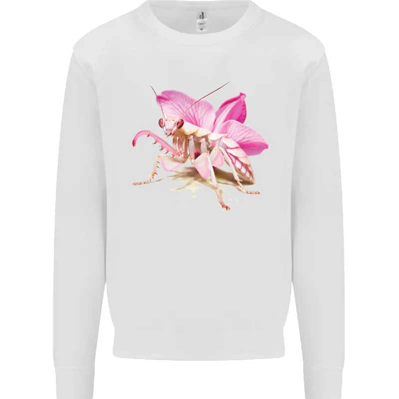 Referral Discount comfy workout wear hoodieAn Orchid Mantis Mens Sweatshirt Jumper