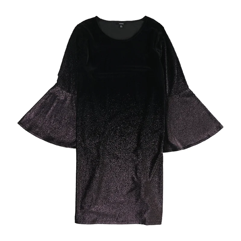 Special Promotion midi dressAlfani Womens Foil A-line Dress, Black, 18W