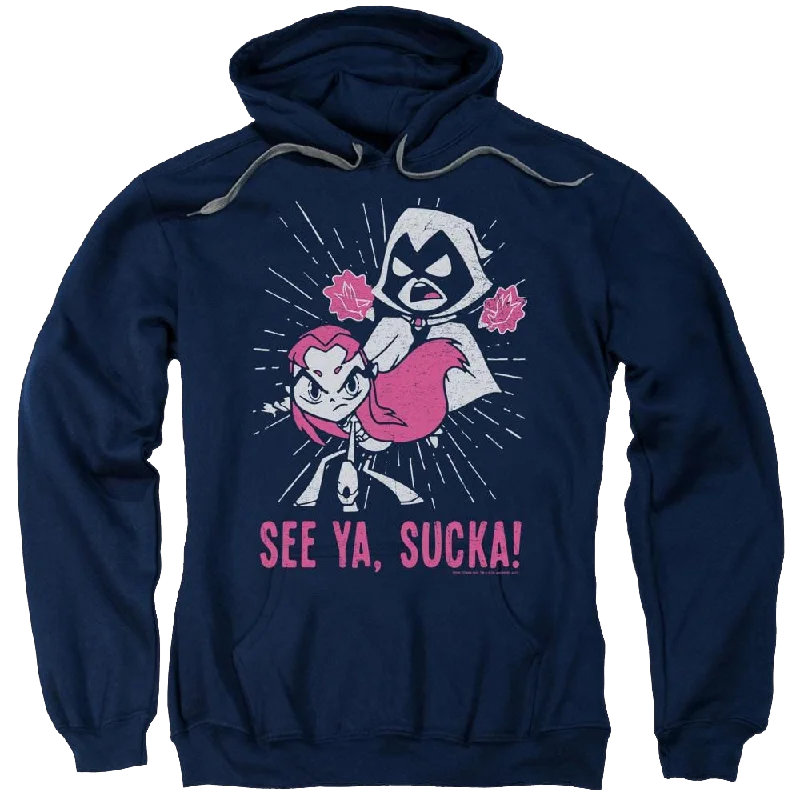 Unmissable Offer casual hoodie for workoutTeen Titans Go Suckas Pullover Hoodie