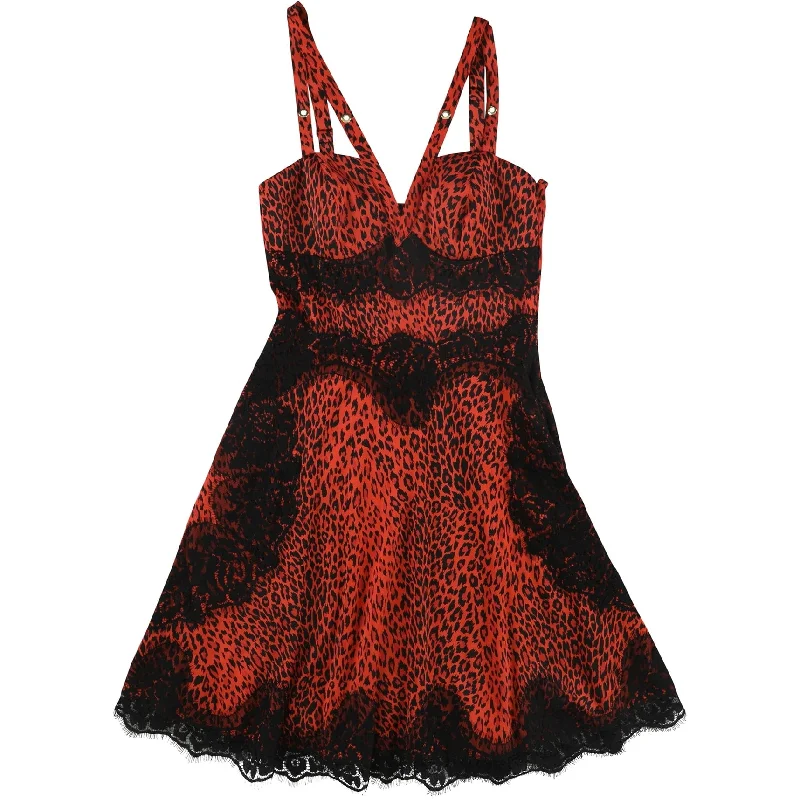 Daily Deals casual evening dressGuess Womens Nadine Embellished Fit & Flare Dress
