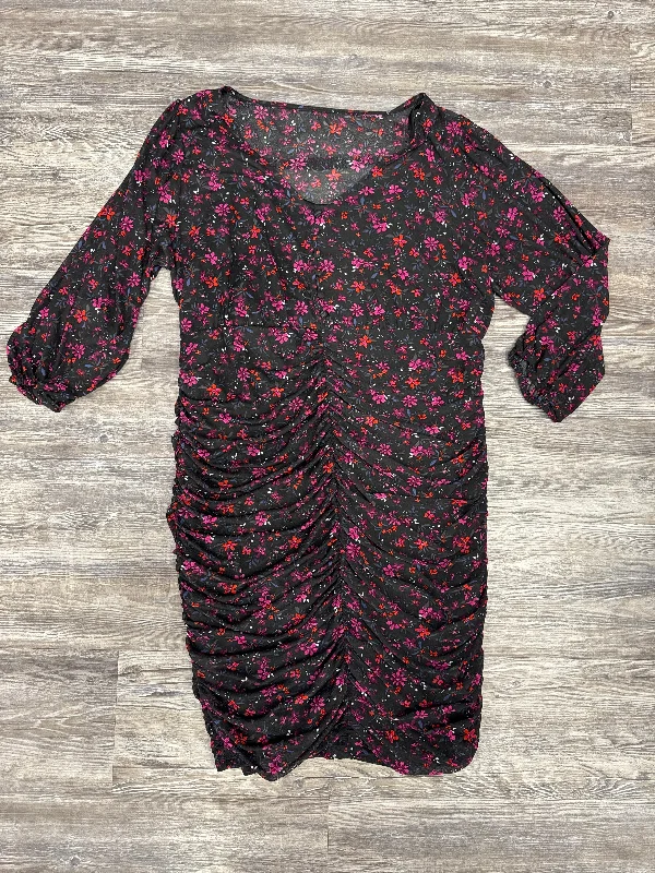 comfy maxi dressDress Casual Short By Torrid In Black & Pink, Size: 1x