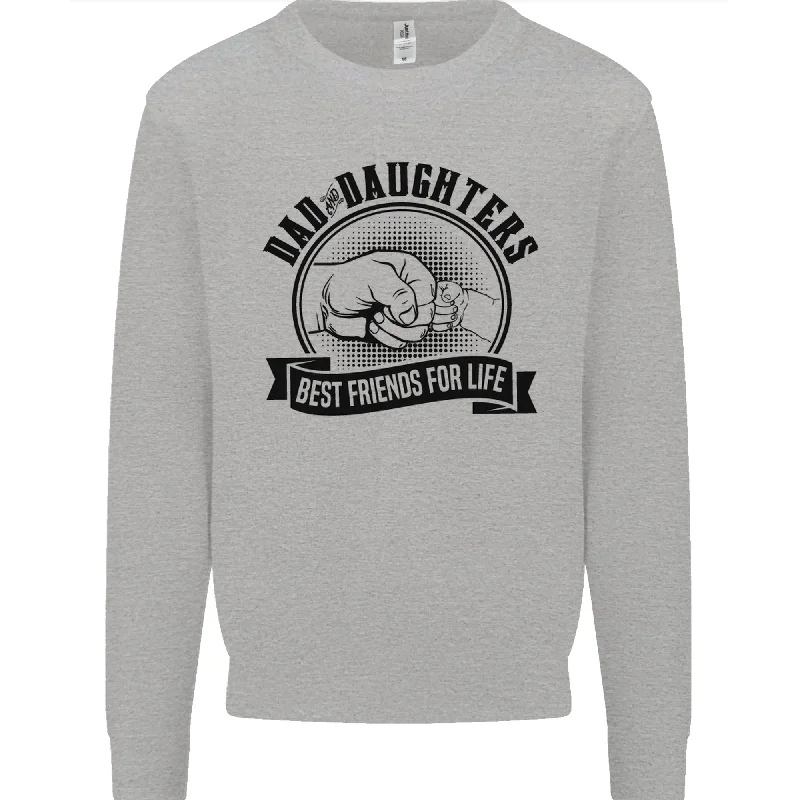 Daily Specials Dad & Daughters Best Friends Fathers Day Mens Sweatshirt Jumper
