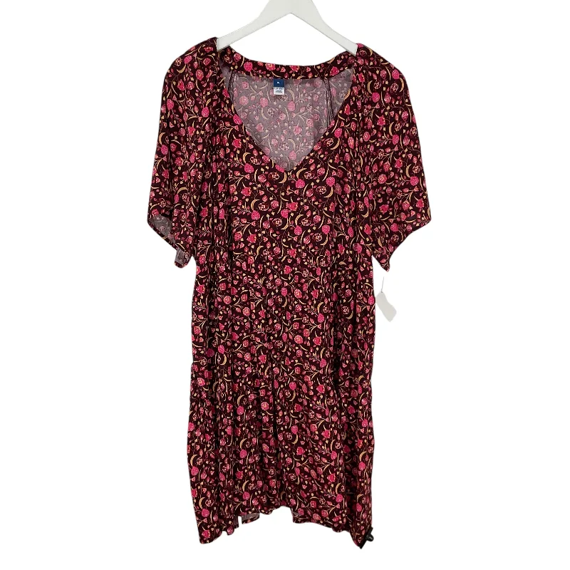Instant Discount casual summer dressDress Casual Midi By Old Navy In Purple, Size: Xl Instant Discount casual summer dressDress Casual Midi By Old Navy In Purple, Size: Xl