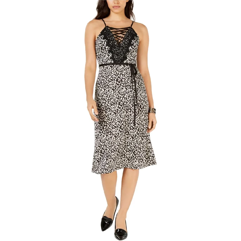 Savings Galore luxury dressJ.O.A. Womens Belted Lace Up Slip Dress