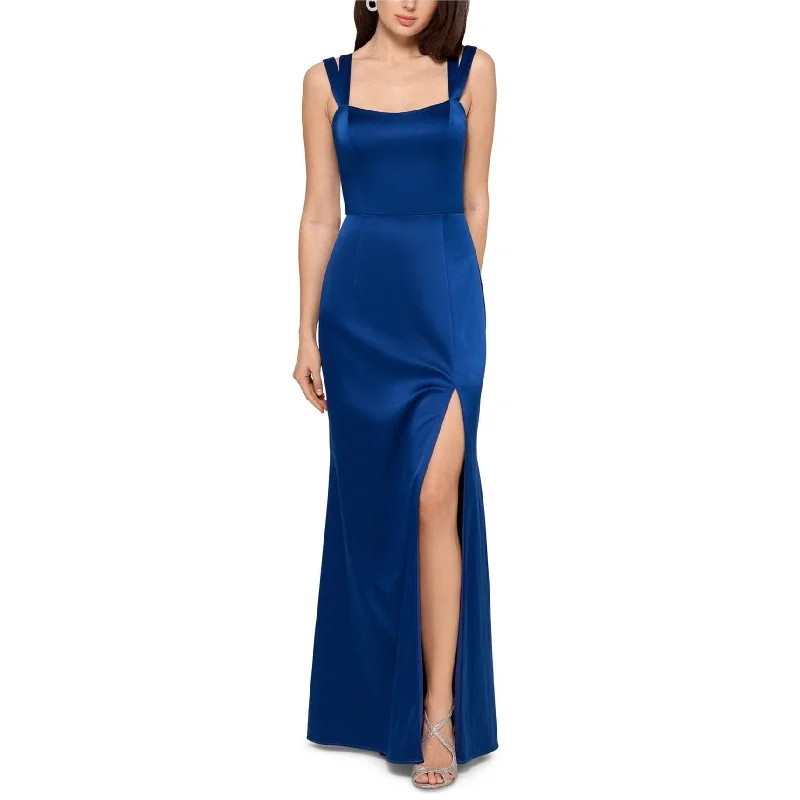 The Best Prices wrap-around dressXscape Womens Satin Gown Dress