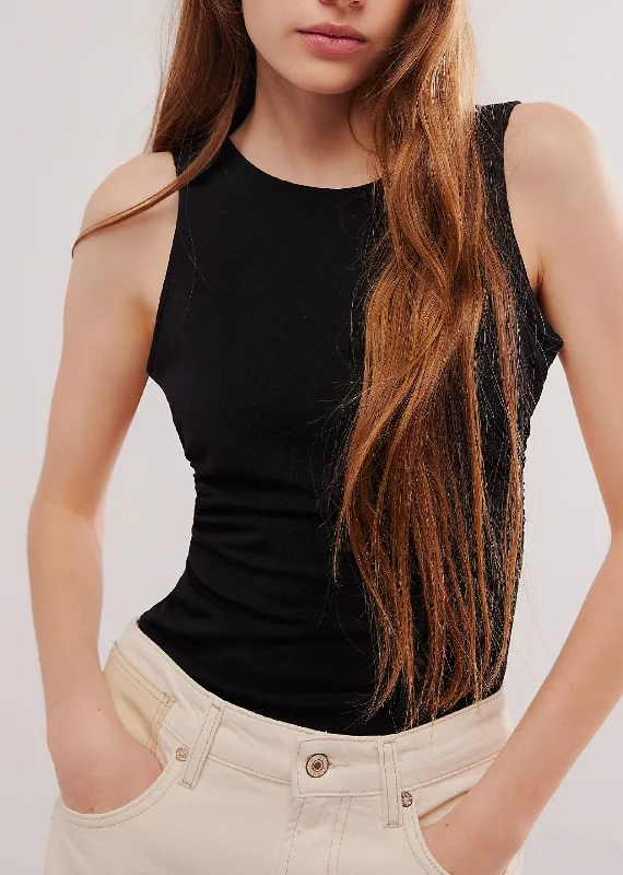 Steals and Deals sporty jacketFree People Wear It Out Backless Cami ★ Black