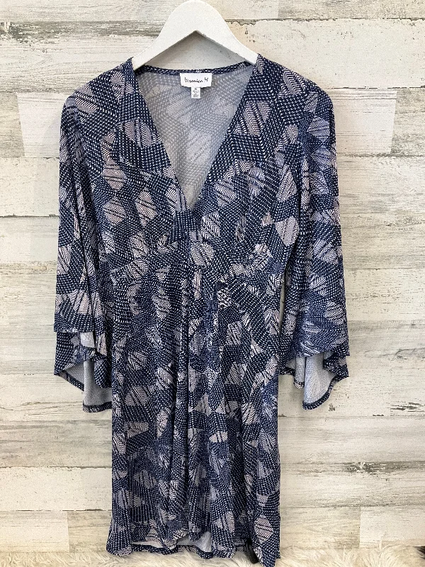 Markdowns chic shift dressDress Casual Midi By Veronica M In Blue & White, Size: M