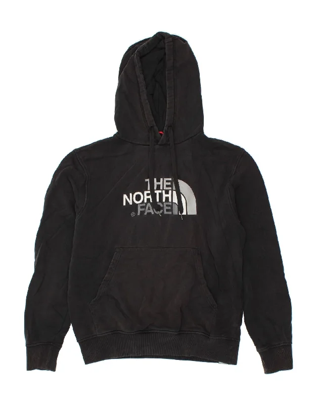 THE NORTH FACE Mens Graphic Hoodie Jumper Medium Black Cotton