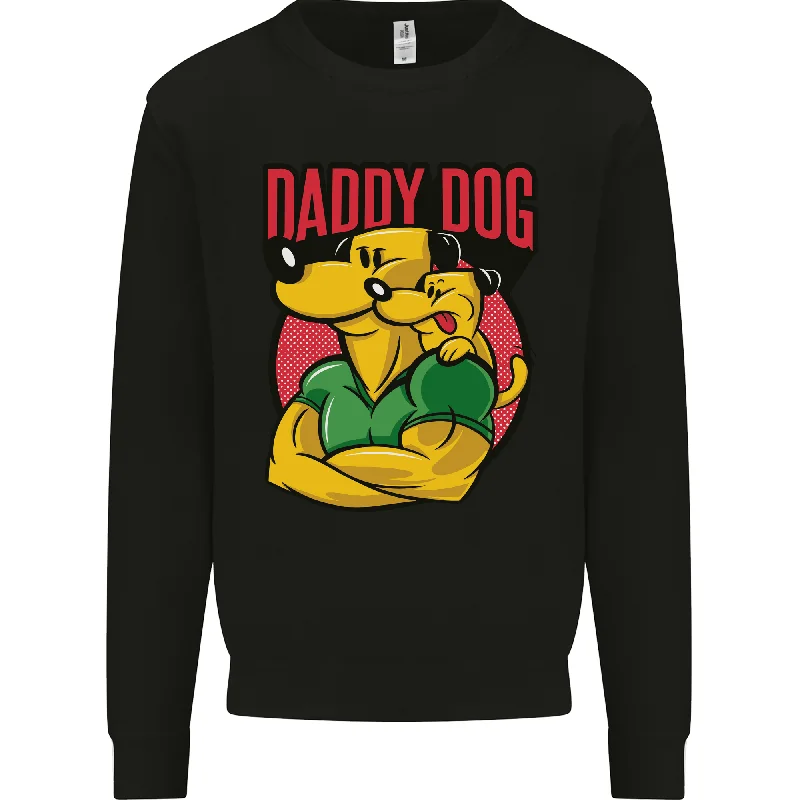 Online Only Daddy Dog Fathers Day Mens Sweatshirt Jumper