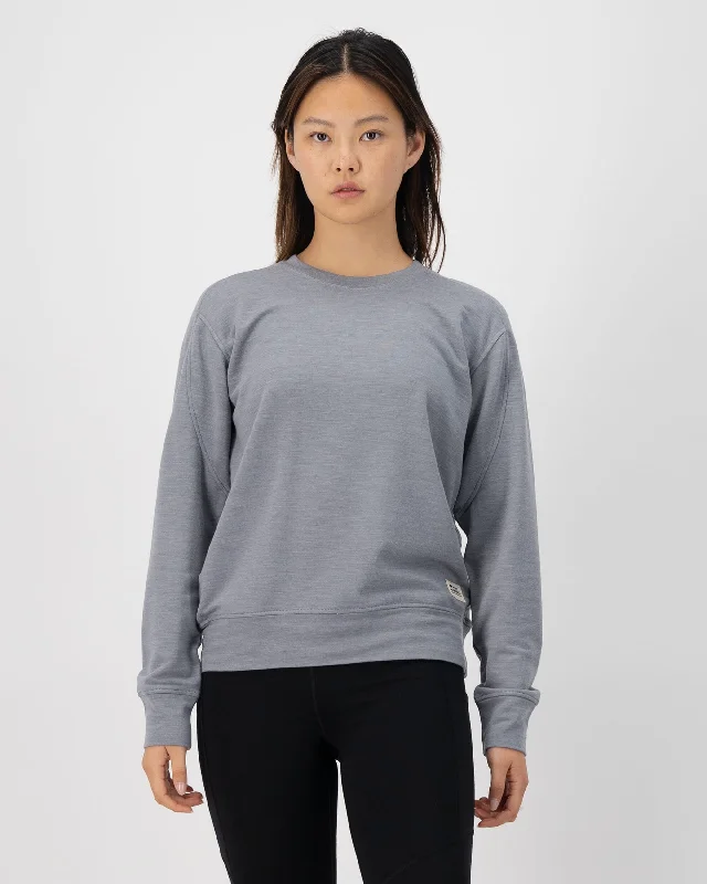 Holiday Sale Covert Lite Merino Crew - Storm Grey