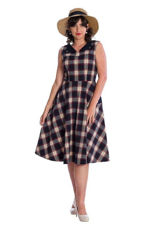 Best Bargains minimalistic dressSail Day Fit And Flare Dress