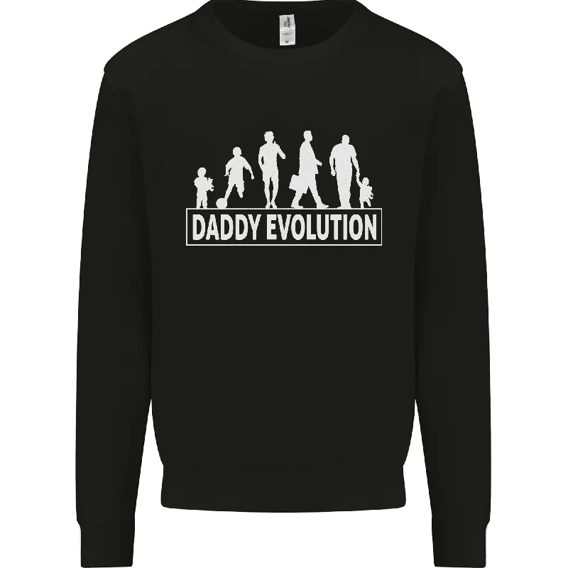 Savings Galore Daddy Evolution Fathers Day Mens Sweatshirt Jumper