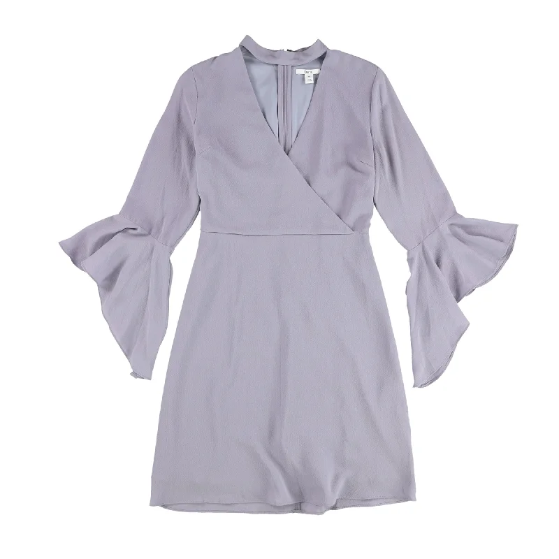 Crazy Deals flowy evening dressBar Iii Womens Bell Sleeve A-Line Dress