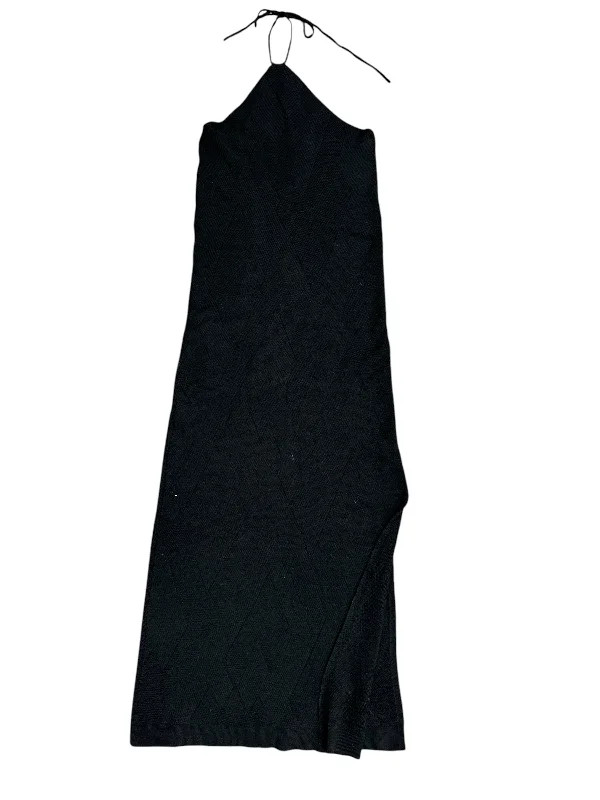 ruffle dressDress Casual Maxi By Free People In Black, Size: L