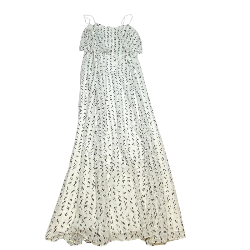 Best Bargains relaxed fit dressDress Party Long By Halston In White, Size: M