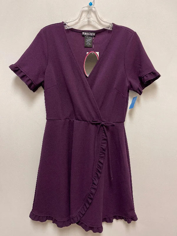 Fantastic Offers tiered dressDress Casual Short By Clothes Mentor In Purple, Size: L Fantastic Offers tiered dressDress Casual Short By Clothes Mentor In Purple, Size: L