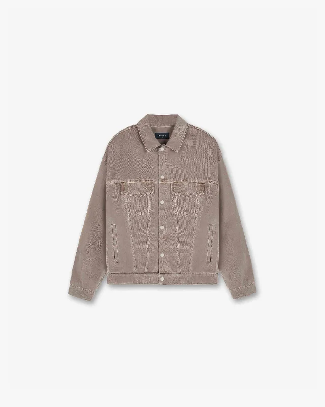 Special Discount trendy casual outerwearDenim Jacket - Mushroom