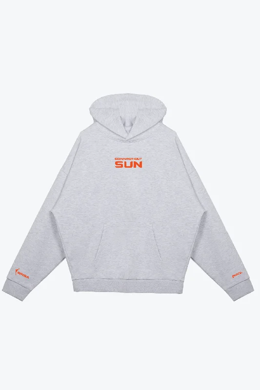 Massive Deals Connecticut Sun Essentials Heavyweight Hoodie - Ash