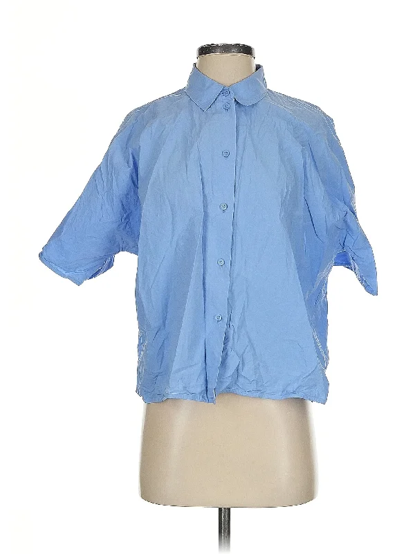 Seasonal Sale sleek trench coatShort Sleeve Blouse