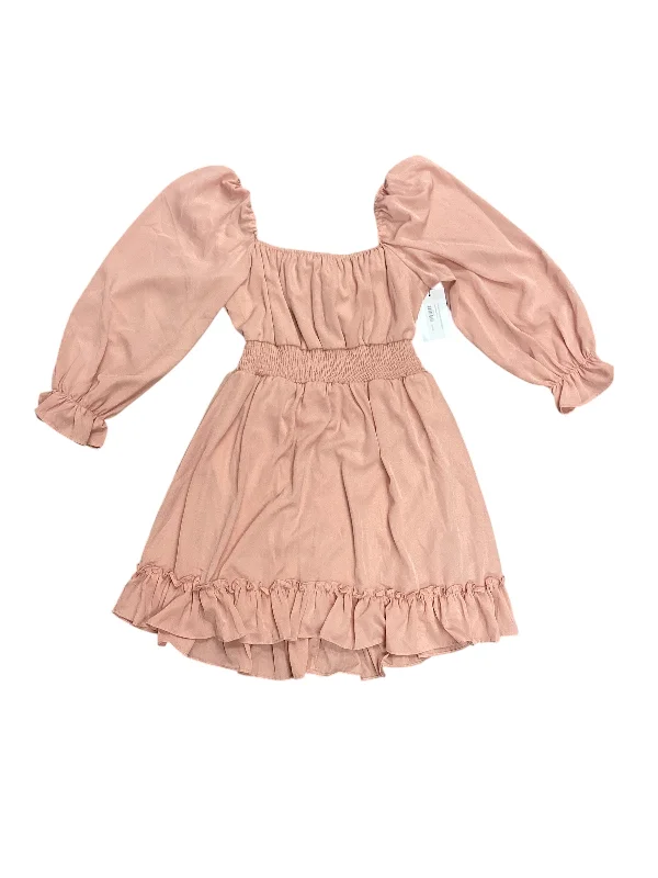 Epic Deals oversized dressDress Party Short By She + Sky In Peach, Size: S