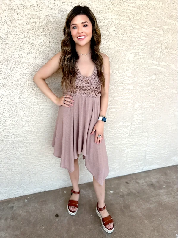 Price Drop Alert A-line dressLong After Tonight Taupe Dress