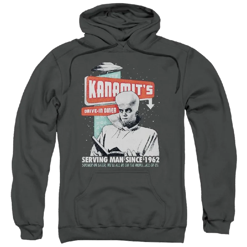 Midnight Madness warm hooded sweatshirtThe Twilight Zone Kanamits Diner Pullover Hoodie