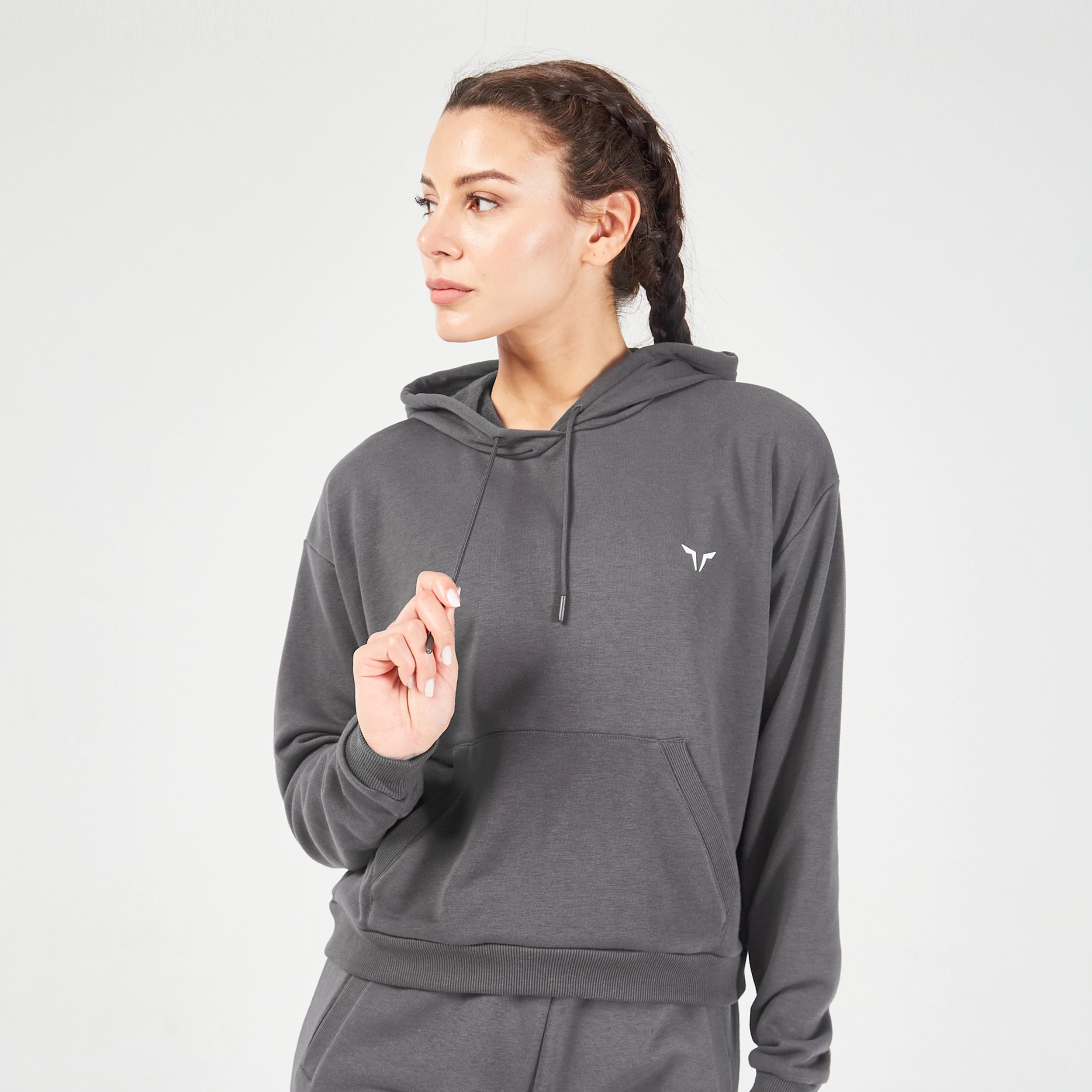 Major Savings Essential Relaxed Hoodie - Asphalt
