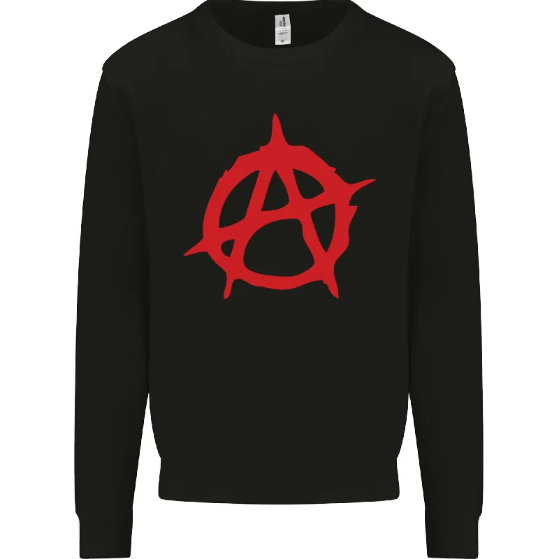 Bargain Blast stylish training hoodieAnarchist Anarchism Logo Symbol Activist Mens Sweatshirt Jumper