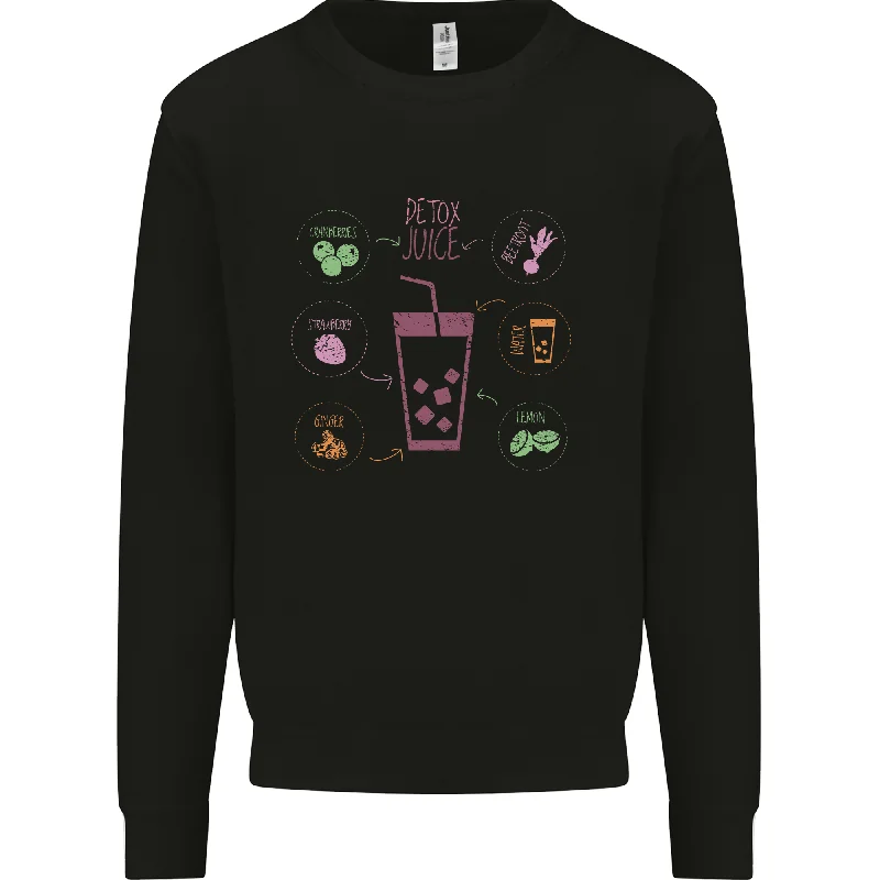 Must-Have Deals Detox Juice Hangover Cure Healthy Mens Sweatshirt Jumper