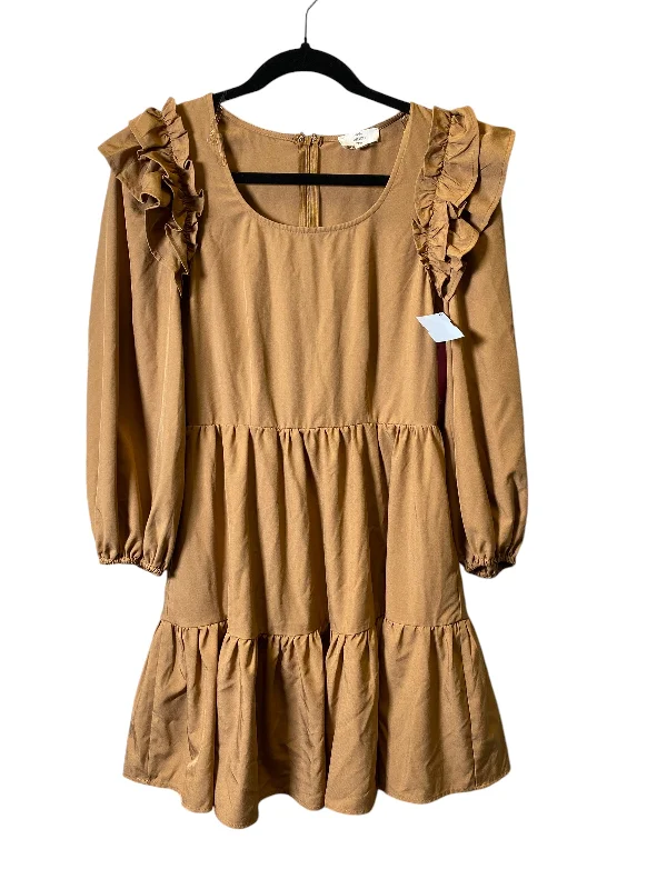 Exclusive Preview party-ready dressDress Casual Midi By Entro In Brown, Size: S
