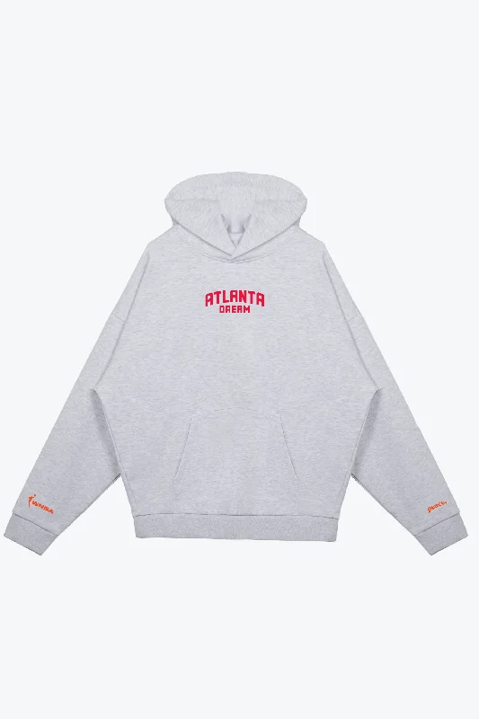 New Deals Atlanta Dream Essentials Heavyweight Hoodie - Ash