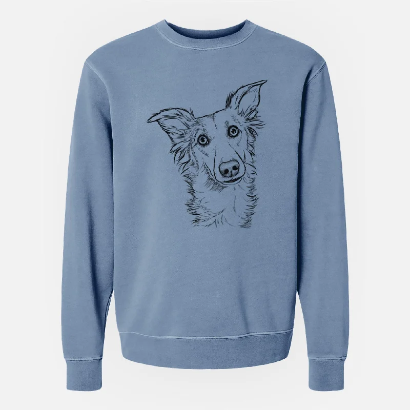 Massive Deals Bare Kyu the Windsprite - Unisex Pigment Dyed Crew Sweatshirt