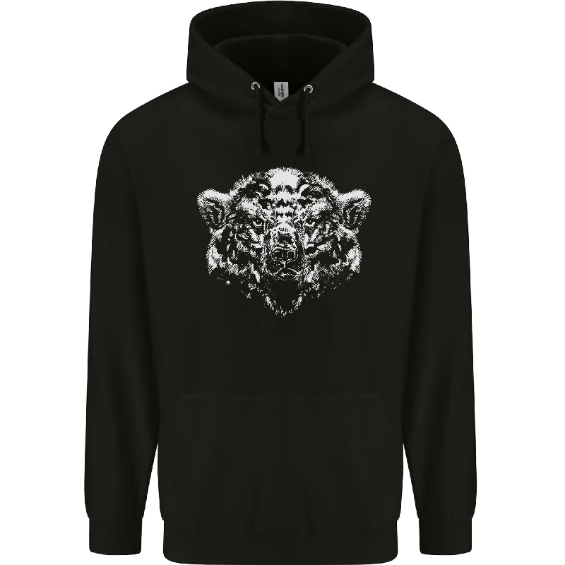 Online Only street style hoodieA Grizzly Polar Bear Mens 80% Cotton Hoodie