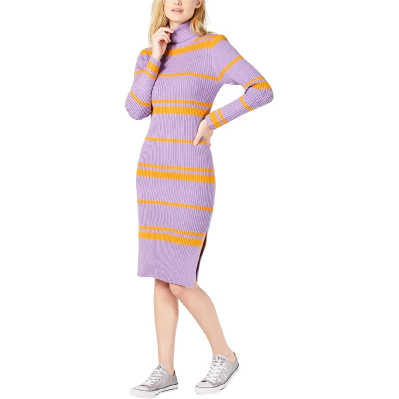 Markdown Madness office dressMoon River Womens Stripe Bodycon Sweater Dress