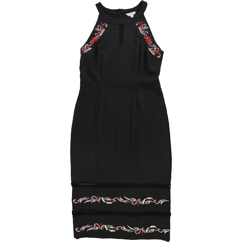 Buy More, Save More relaxed fit dressNanette Lepore Womens Embroidered Midi Dress, Black, 8 Buy More, Save More relaxed fit dressNanette Lepore Womens Embroidered Midi Dress, Black, 8
