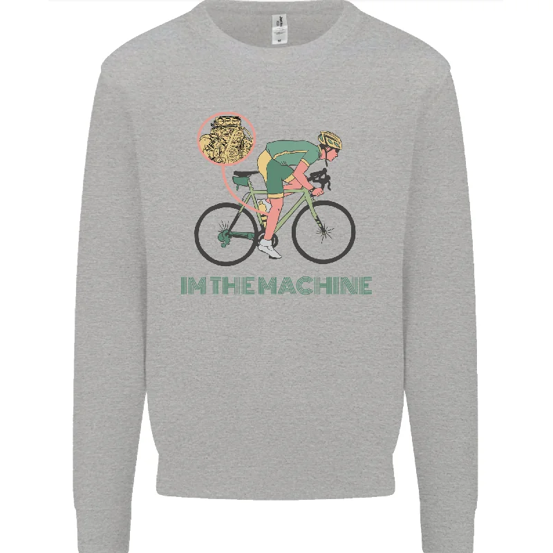 Flash Sale Cycling Im the Machine Cyclist Funny Mens Sweatshirt Jumper
