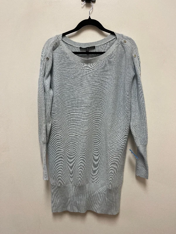 Today’s Deal trendy mini dressDress Sweater By White House Black Market In Blue, Size: L Today’s Deal trendy mini dressDress Sweater By White House Black Market In Blue, Size: L
