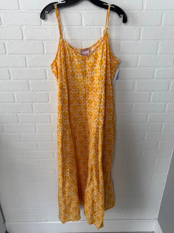 Crazy Deals elegant evening dressDress Casual Maxi By Show Me Your Mumu In Yellow, Size: 1x Crazy Deals elegant evening dressDress Casual Maxi By Show Me Your Mumu In Yellow, Size: 1x