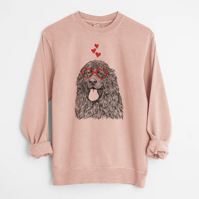 Stock Up and Save Valentine Neptune the Newfoundland - Unisex Pigment Dyed Crew Sweatshirt Stock Up and Save Valentine Neptune the Newfoundland - Unisex Pigment Dyed Crew Sweatshirt