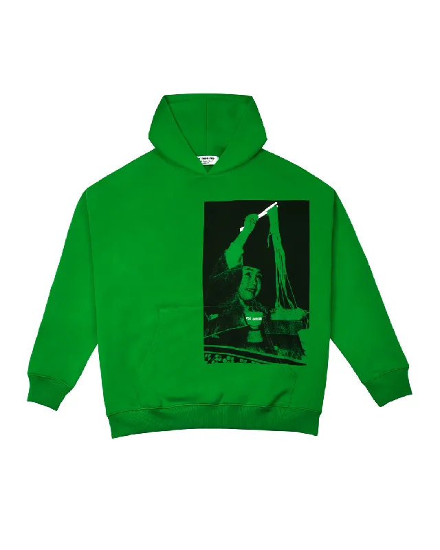 Price Drop Alert Noodles Green Hoodie