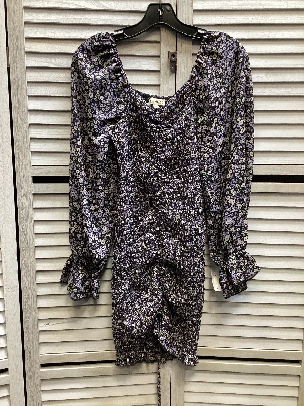 Deal Mania ruched dressDress Casual Midi By Clothes Mentor In Floral Print, Size: Xl Deal Mania ruched dressDress Casual Midi By Clothes Mentor In Floral Print, Size: Xl